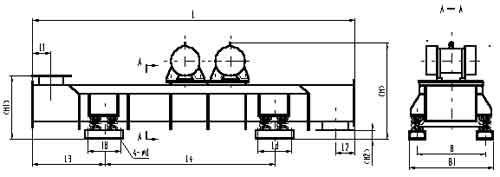 DZS型電機振動(dòng)水平輸送機外形